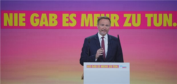 FDP-Wahlprogramm: „Wir wollen den aufstiegsorientierten Sozialstaat“ FDP-Partei- und Fraktionsvorsitzender Christian Lindner bei seiner Rede auf dem digitalen Parteitag.