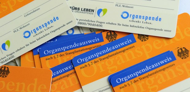 Der Wille ist da Fehlt nur noch die Unterschrift: Organspende-Ausweise.