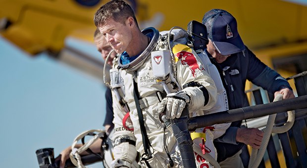 Eine medizinische Betrachtung Felix Baumgartner in Roswell nach dem Abbruch seines ersten Startversuchs: "Das Glück war nicht auf meiner Seite."