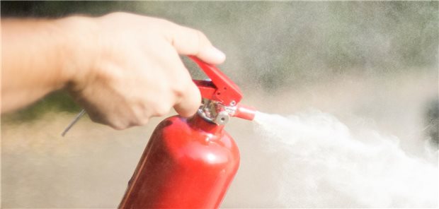 Feuerlöscher für die Pflege gesucht.