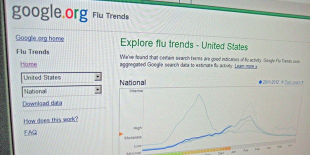 Emirate lassen Epidemien zwitschern Flu Trends in den USA: Auch in den Emiraten soll der Dienst jetzt helfen.