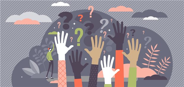 Fragen über Fragen – aber welche sind wichtig? Um klinisch relevant forschen zu können, können Ärztinnen und Ärzte auch mit Patientinnen und Patienten, Angehörigen und medizinischem Fachpersonal zusammenarbeiten.