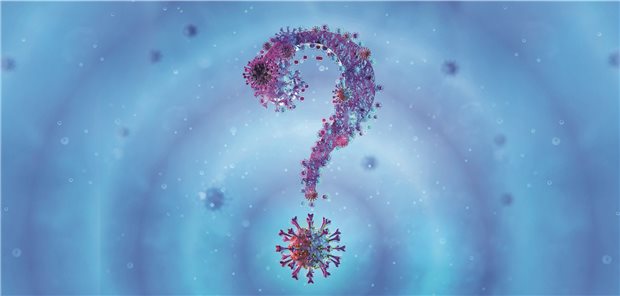 Fragezeichen beim Thema Corona? Für Informationen zum Thema kontaktieren Ärzte vor allem das RKI und KVen.