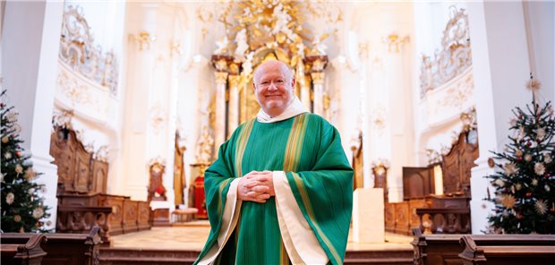 Frank Gerald Pajonk in der Kirche.