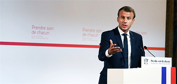 Macron setzt auf Gesundheitsreform Frankreichs Präsident Emmanuel Macron sorgt sich um die Versorgung.