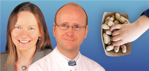 Frau Prof. Dr. Beyer (links), Leiterin des Kinderallergologischen Studienzentrums der Klinik für Pädiatrie mit Schwerpunkt Pneumologie, Immunologie und Intensivmedizin an der Berliner Charité und Herr Prof. Dr. Hamelmann (rechts), Ärztlicher Direktor im Kinderzentrum Bethel am Universitätsklinikum Bielefeld.