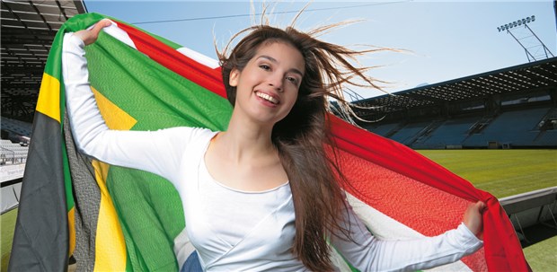 Freundliche Menschen und eine tolle Stimmung verspricht die Fußball-WM in Südafrika. © bilderquelle / fotolia.com