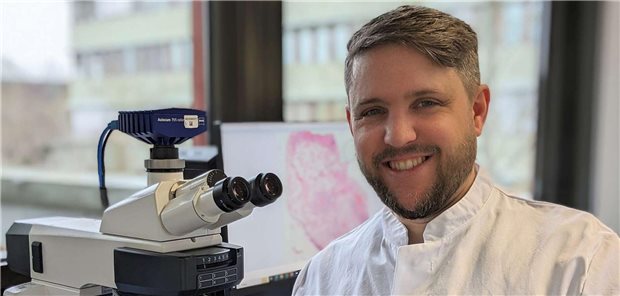 1,1 Millionen Förderung für Forschung zu Lungenerkrankungen Freut sich über mehr Forschungszeit: Privatdozent Dr. Jonas Schupp.