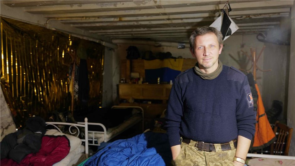 Front-Chirurg Dmytro Ende März 2023: Der Hobbysegler erinnerte an einen Skipper....