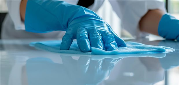 Für Flächen- und Handdesinfektion sollten nur Mittel eingesetzt werden, die beim Verbund für angewandte Hygiene e.V. (VAH) gelistet sind.