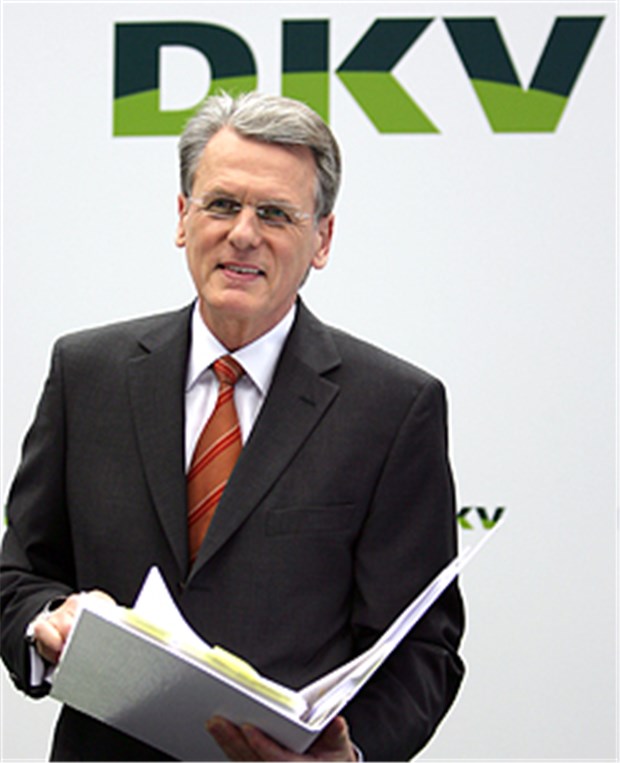 DKV mausert sich wieder zum PKV-Marktführer Für das laufende Jahr erwartet der DKV-Chef Günter Dibbern ein Wachstum von rund 6 Prozent.