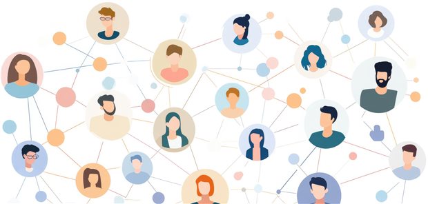 Vernetzte Menschen