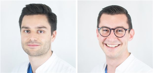 Forschungspreise für zwei Wiesbadener Kardiologen Für ihre Forschungen ausgezeichnet: Dr. Andreas Böhmer (l.) und Dr. Moritz Rothe.