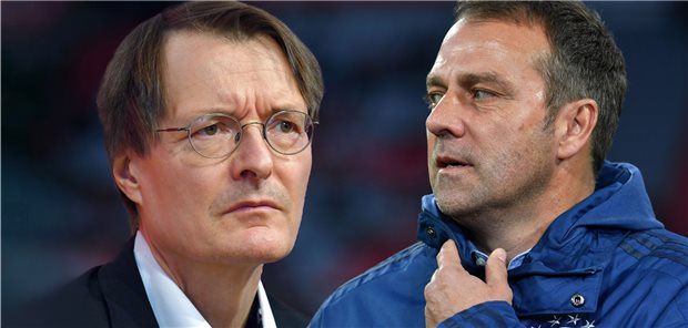 Zwist passé: Flick sucht Rat bei Lauterbach Bundestrainer Flick holt sich Tipps zum Impfen bei Karl Lauterbach.