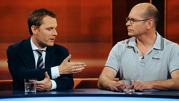 Bei "Hart, aber fair" haben endlich mal Ärzte Vorfahrt Gäste bei Frank Plasberg: Gesundheitsminister Daniel Bahr und Allgemeinarzt Jörg Oberheim.