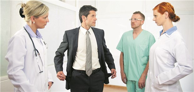 Schuldenlast der Kliniken nimmt zu Gar nicht mal so wenige Klinikgeschäftsführer stehen finanziell mit leeren Taschen da.