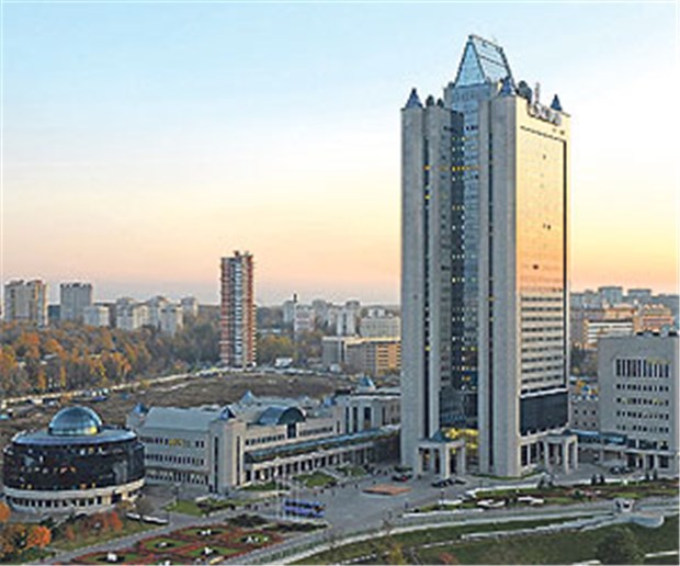 Gazprom & Co. locken mit Ramschpreisen Gazprom-Headquarter in Moskau: Der russische Energieriese büßt derzeit an der Börse für Putins Politik auf der Krim.