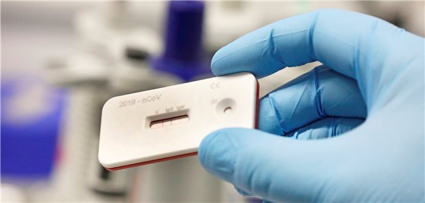 Spahn will Massentests für den Hausgebrauch freigeben Antigen-Schnelltest. Er soll demnächst ohne professionellen Beistand gemacht werden,