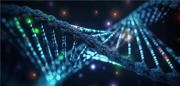 Schematische Darstellung von DNA