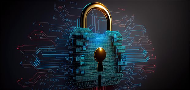 Patientendaten schützen: BSI unterstützt Praxen bei der Umsetzung neuer IT-Sicherheitsvorgaben Ein digitales Schloss aus virtuellen Elementen
