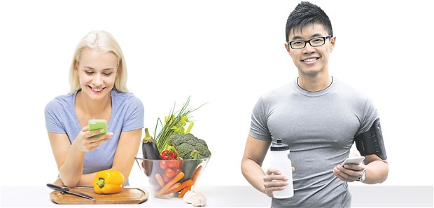 Deutsche haben Angst - Chinesen sehen Nutzen Gesundes Essen, Sport: Während nur wenige Deutsche zur Gesundheits-App greifen, sind Chinesen dabei offener.