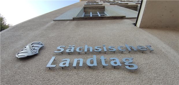 Der Sächsische Landtag von außen