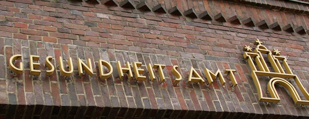 EHEC, bitte melden! Gesundheitsamt in Hamburg; von hier kamen die ersten HUS-Meldungen.