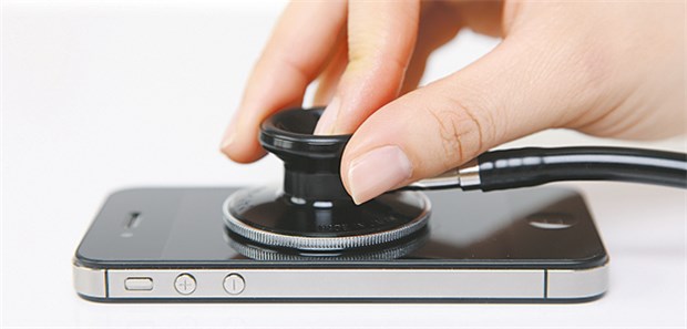 Smartphones machen Arztbesuche überflüssig Gesundheitsdaten von Patienten für den behandelnden Arzt auf Abruf: Apps machen das möglich.