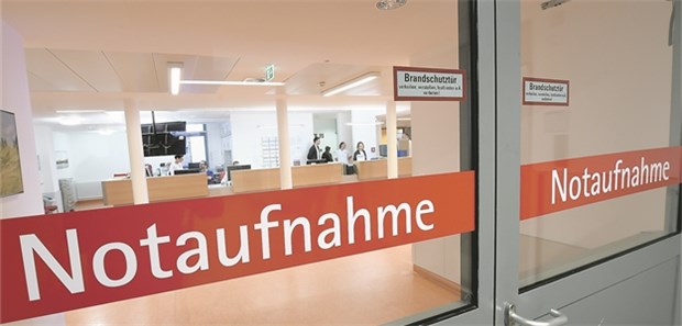 Bessere Koordination soll entlasten Gesundheitspolitische Großbaustelle: Eingang zur Notaufnahme-Station im Klinikum in Braunschweig.