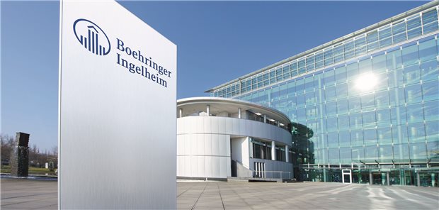 Größter Arbeitgeber im beschaulichen Ingelheim am Rhein: Eingang zur Konzernzentrale.