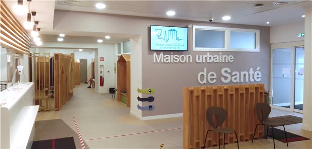 Einblick ins "Maison urbaine de Santé".
