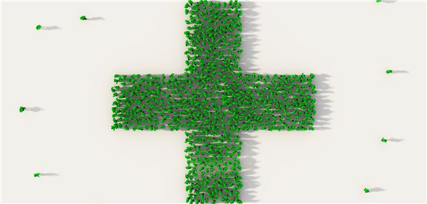 Grün, grüner, Green Hospital: Viele Krankenhäuser wollen die Transformationen – laut DKG fehlen ihnen aber häufig die Investitionsmittel dafür.