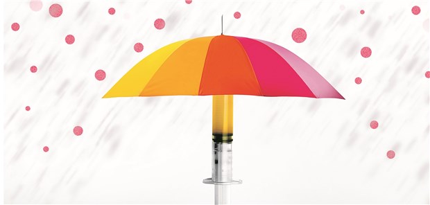 Gut beschirmt: Nur mit einem guten Impfmanagement kann Patienten auch ein möglichst vollständiger Schutz geboten werden.