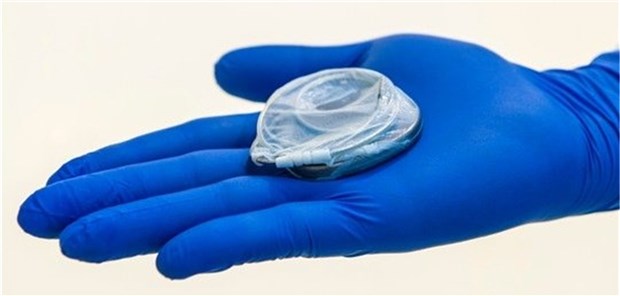 Gut umhüllt: Ein Herzschrittmacher in seiner „Hylomate“-Hülle.