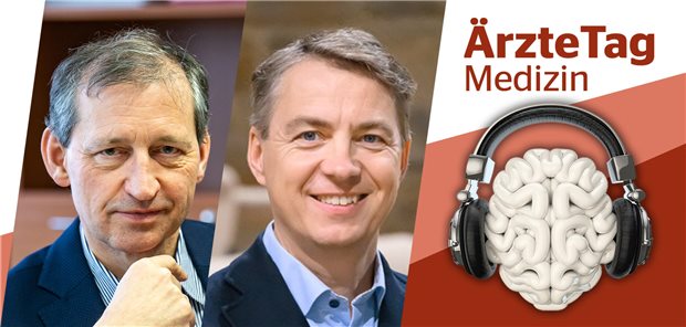 Professor Sebastian Schellong aus Dresden und Professor Matthias Sakel aus Essen