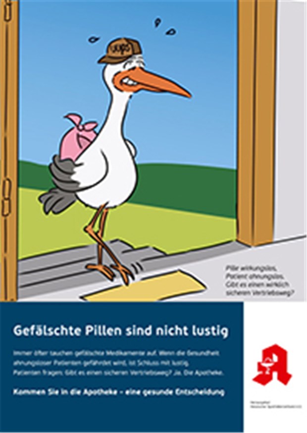 Apotheker setzen beim Thema Fälschung auf Ärzte HAV-Infokampagne "Gefälschte Pillen sind nicht lustig"