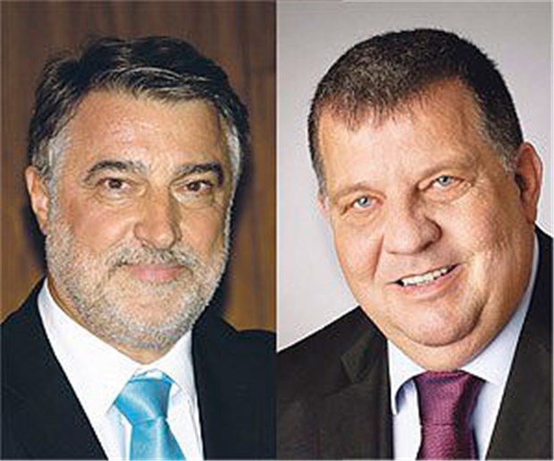 Großer Umbruch in der KV Hessen Haben Auflösungsverträge unterschrieben: Dr. Gerd W. Zimmermann (li.) und Frank-Rüdiger Zimmeck.