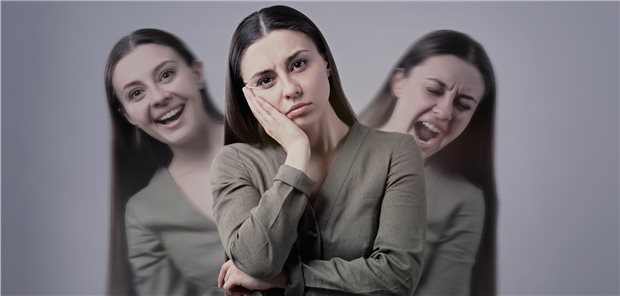 Häufiger Stimmungswechsel: Davon sind Menschen mit ADHS aber auch mit Ängsten oder bipolaren Störungen betroffen. (Symbolbild mit Fotomodell)