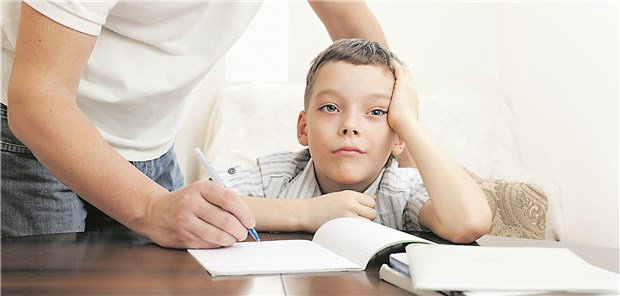 Kinder tragen ADHS nur selten ins Erwachsenenalter Hausaufgaben: Nur eines der Problemfelder für Kinder mit ADHS.