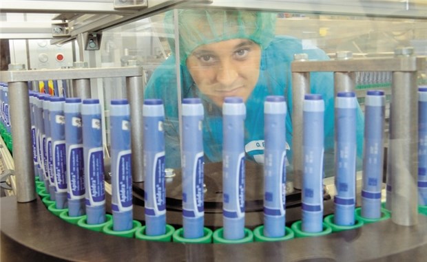 Hightech nicht mehr für GKV-Patienten? Hightech für die Welt - aber nicht für Deutschland? Insulin-Produktion bei Sanofi-Aventis in Frankfurt.