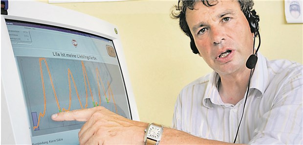 Hilft Menschen , die stottern: Dr Alexander Wolff von Gudenberg vom Institut der Kasseler Stottertherapie.