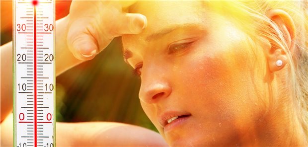 Studie: Mehr Hitzekranke, mehr Infektionen Hitzestress und hohe bodennahe Ozonkonzentrationen während der Hitzewellen machen auch jungen Menschen zu schaffen.