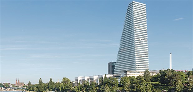 So viele Innovationen auf einmal am Start wie noch nie Hoch hinaus geht es bei Roche auch im neuen Büroturm am Stammsitz Basel.