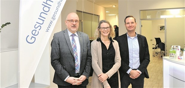 Hoffen auf eine bessere Versorgung im einkommensschwachen Stadtteil Billstedt-Horn: Dr. Dirk Heinrich, Antje Jonas, Alexander Fischer (von links).
