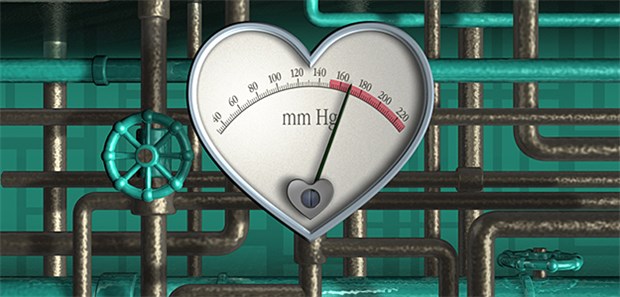 Hoher Blutdruck schadet wohl schon im mittleren Alter.