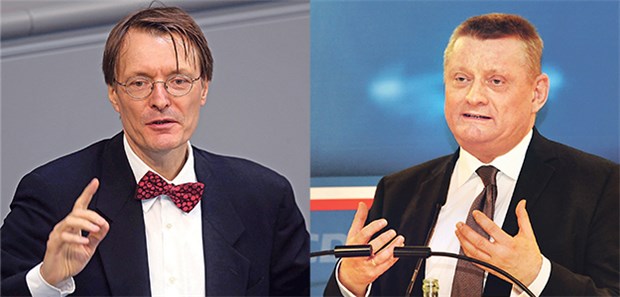 Welche Gesundheitspolitiker bleiben im Bundestag? Holten wieder ihre Direktmandate: Karl Lauterbach (SPD) und Hermann Gröhe (CDU)