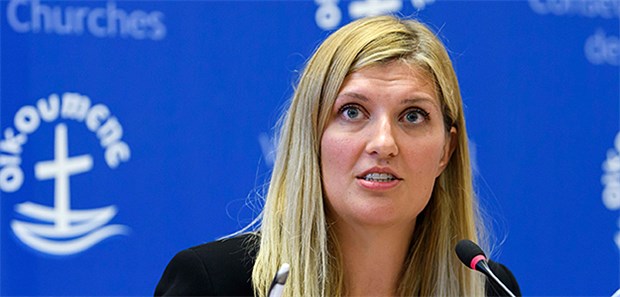 Friedensnobelpreis für Ican setzt Atommächte unter Druck Ican-Direktorin Beatrice Fihn von der Internationalen Kampagne zur atomaren Abrüstung (Ican): "Das Schreckgespenst eines Atomkonflikts ist wieder bedrohlich groß."