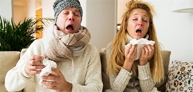 Im Februar waren 6,2 Prozent aller Beschäftigten in Deutschland nach BKK-Angaben krankgeschrieben.