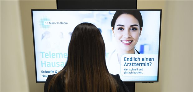 Im „Medical Center“ im Mosbach (Baden-Württemberg) können Videosprechstunden mit Ärztinnen und Ärzten vereinbart werden.