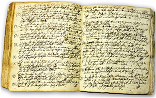 Urinschau als Königsweg der Diagnostik Im Praxistagebuch (1750 - 1763) notierte der Arzt Johann Friedrich Glaser auch, wer noch Schulden bei ihm hatte.